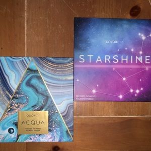 NEW 2 COLORCO Eyeshadow Pallets Starshine & Aqua